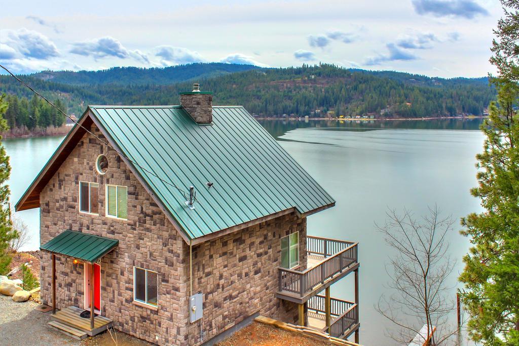 Отель Beautiful Lake Coeur D'Alene Cabin On The Bay Mica Экстерьер фото